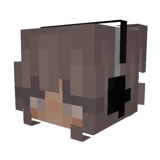 swavv Minecraft avatar head, 3D render