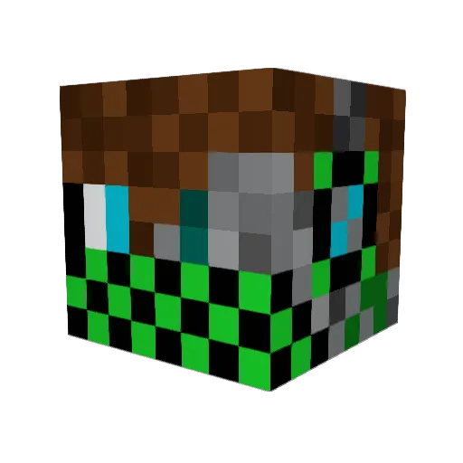 swaxoo Minecraft avatar head, 3D render