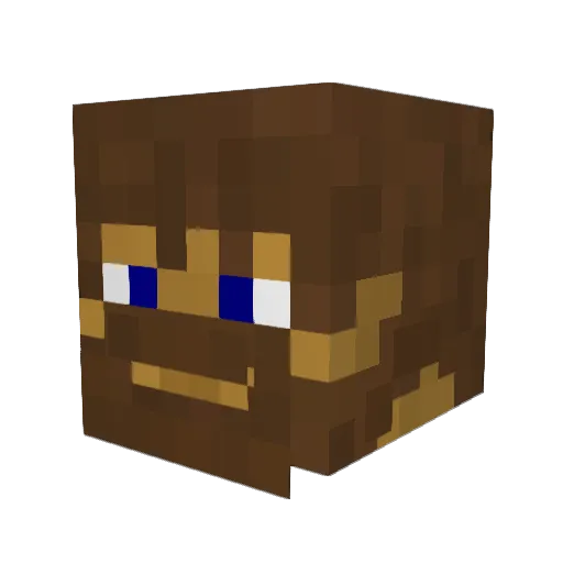 swayyzo Minecraft avatar head, 3D render