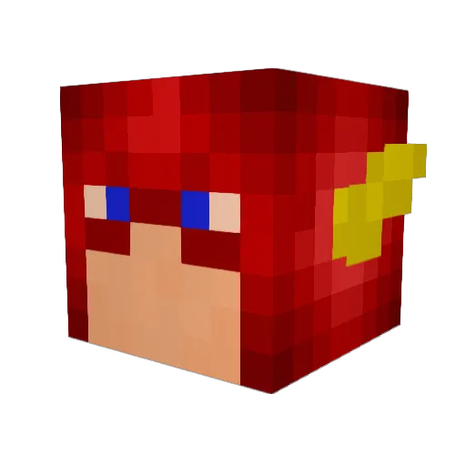 swazz Minecraft avatar head, 3D render