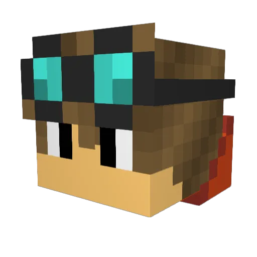 swbfexplosion Minecraft avatar head, 3D render