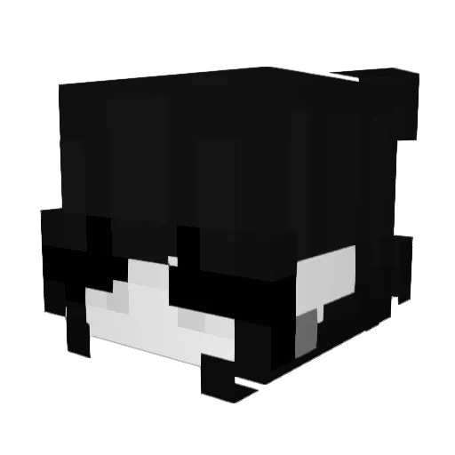 sweahter Minecraft avatar head, 3D render
