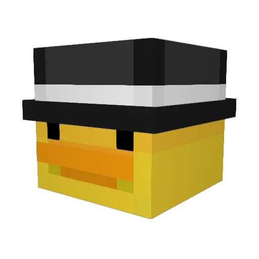 sweaterfnjoh Minecraft avatar head, 3D render