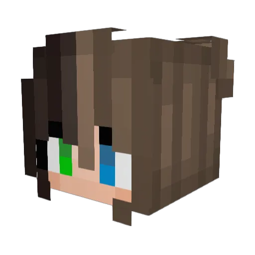 sweatpantsUWU Minecraft avatar head, 3D render