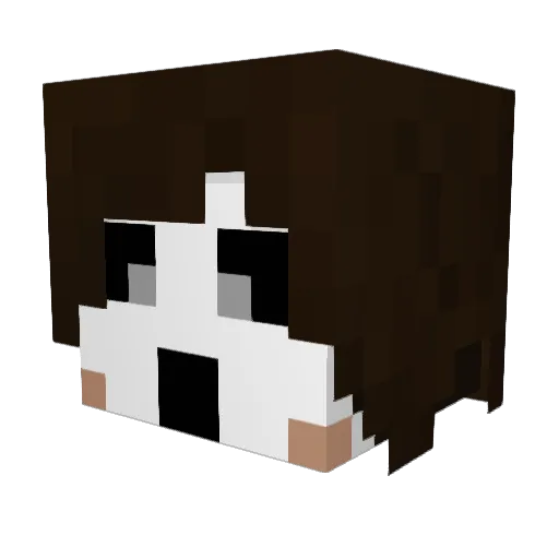 swecg2 Minecraft avatar head, 3D render