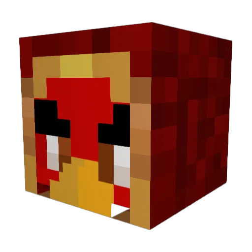 swedelucas Minecraft avatar head, 3D render