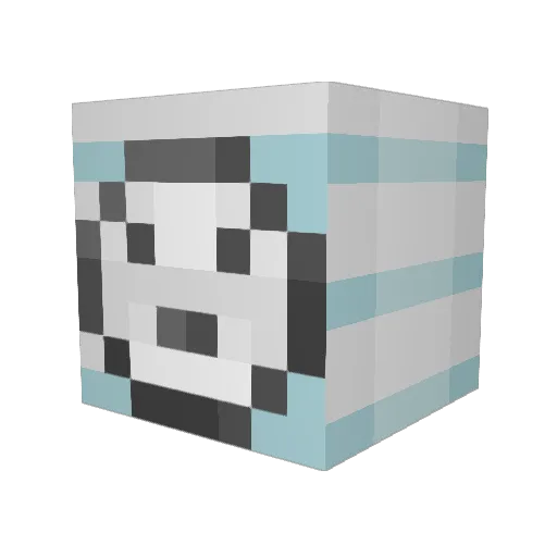 swedishdonut Minecraft avatar head, 3D render