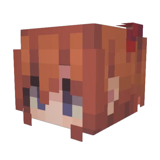 sweechie Minecraft avatar head, 3D render