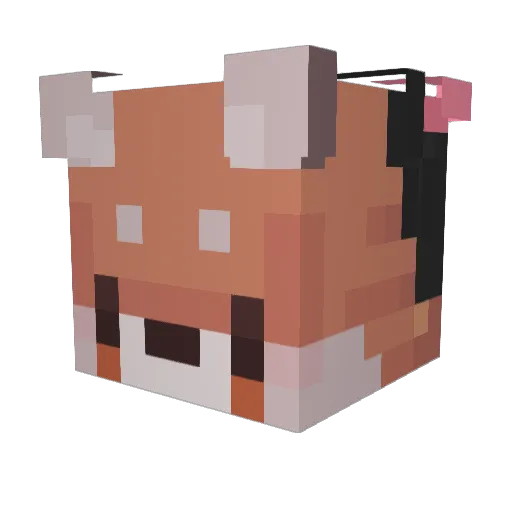 sweeneycult Minecraft avatar head, 3D render