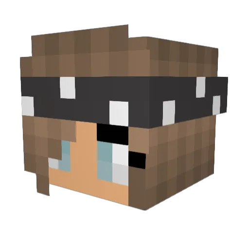 sweet1807 Minecraft avatar head, 3D render