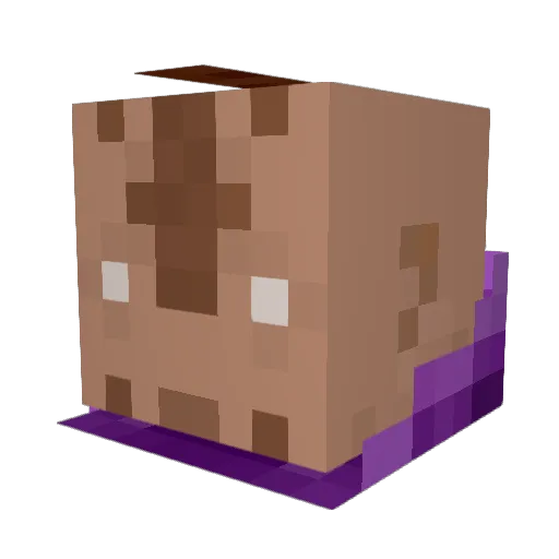 sweet_pinky Minecraft avatar head, 3D render