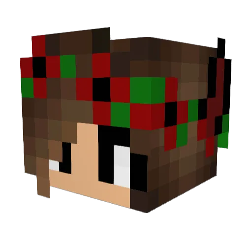 sweetdream20 Minecraft avatar head, 3D render