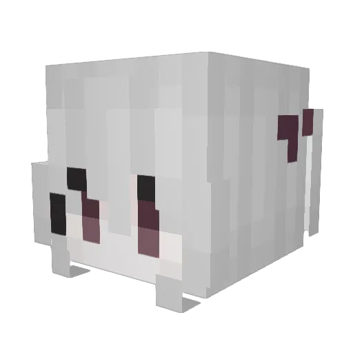 sweeterwithyou Minecraft avatar head, 3D render