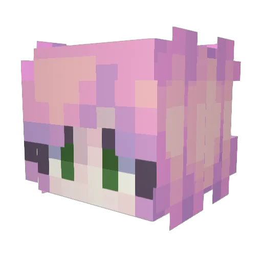 sweetestch1ll Minecraft avatar head, 3D render