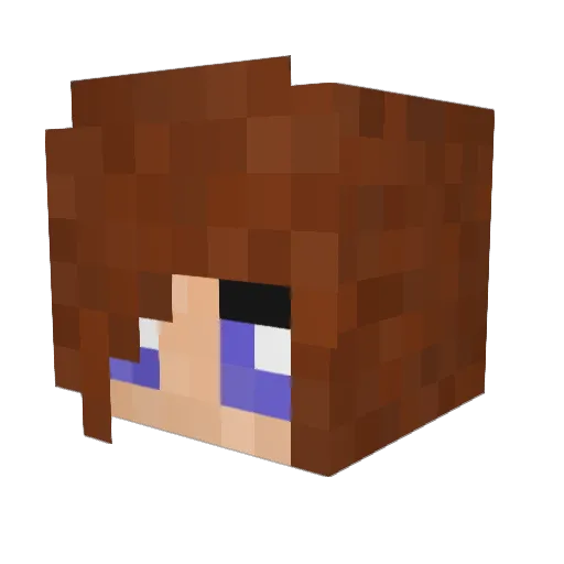 sweetheart4285 Minecraft avatar head, 3D render