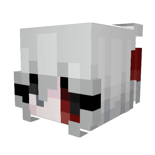 sweetjusz Minecraft avatar head, 3D render