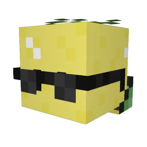 sweetnomel Minecraft avatar head, 3D render