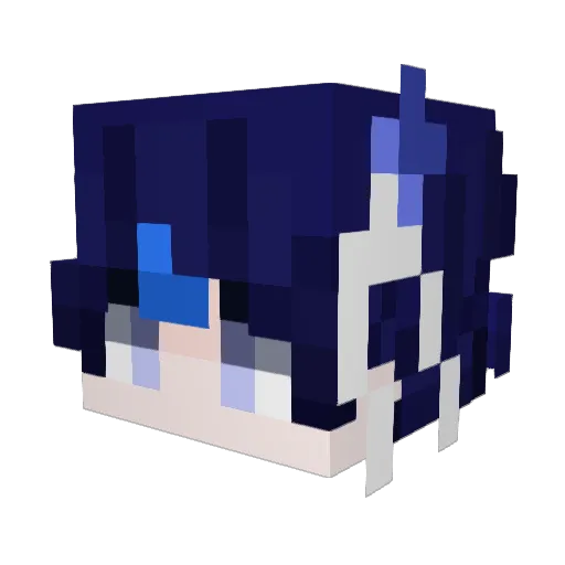 sweetpot_ato Minecraft avatar head, 3D render