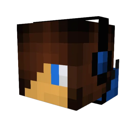 sweetpotato_chip Minecraft avatar head, 3D render