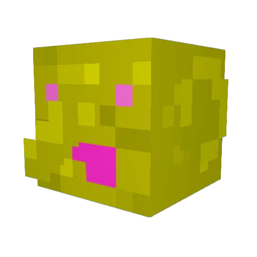 sweettylaj Minecraft avatar head, 3D render
