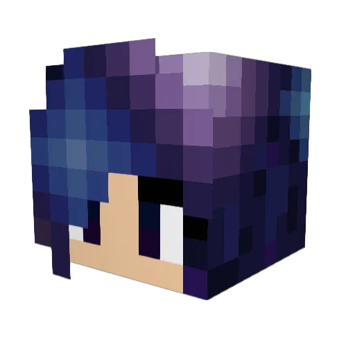 sweetypie525 Minecraft avatar head, 3D render