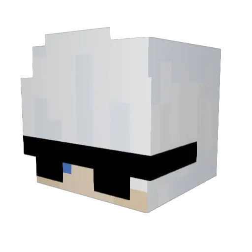sweevz Minecraft avatar head, 3D render