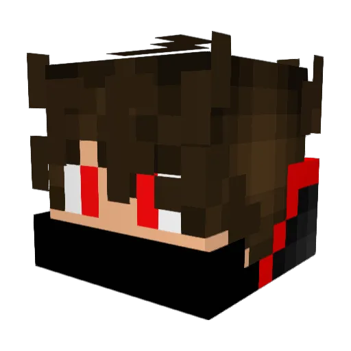 swhiteley Minecraft avatar head, 3D render