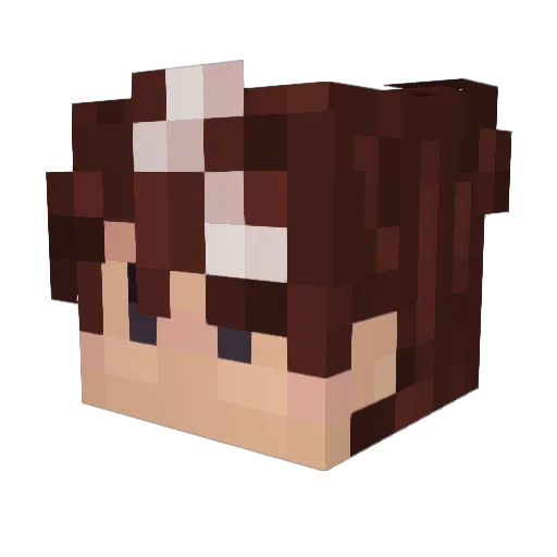 swhx Minecraft avatar head, 3D render