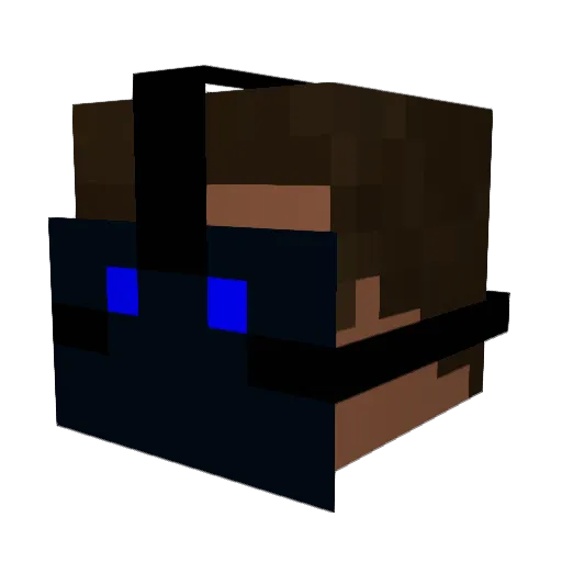 swiffer18 Minecraft avatar head, 3D render