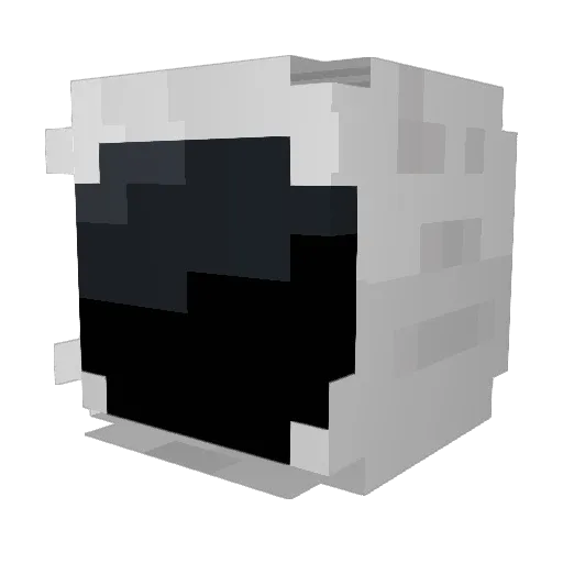 swift_adc Minecraft avatar head, 3D render