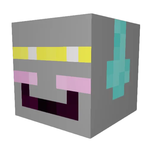 swift_ttop Minecraft avatar head, 3D render