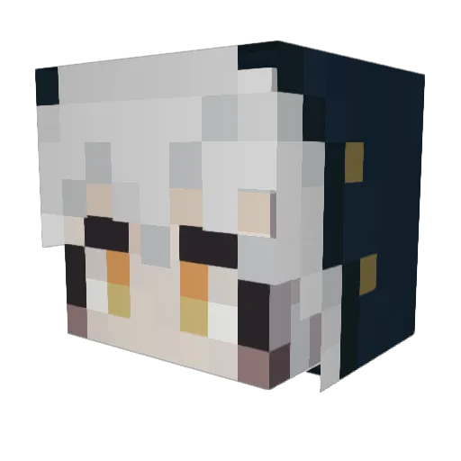 swiftcannon Minecraft avatar head, 3D render