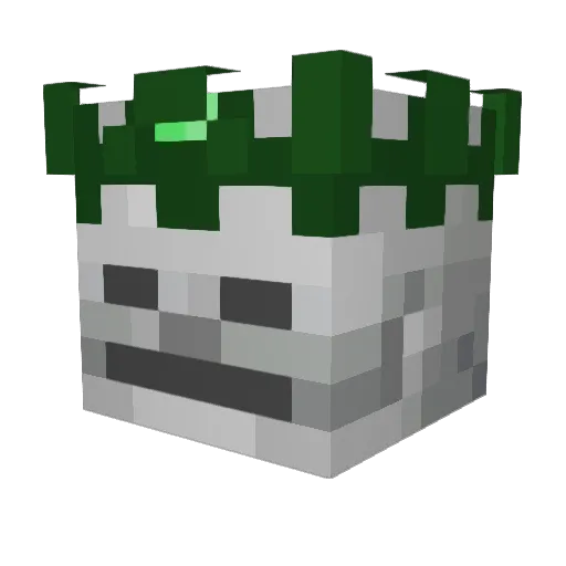 swiftcloud_ Minecraft avatar head, 3D render