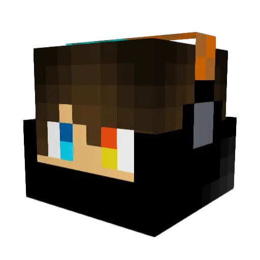 swiftcopperr Minecraft avatar head, 3D render