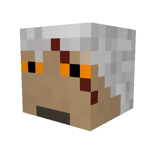 swifteg Minecraft avatar head, 3D render