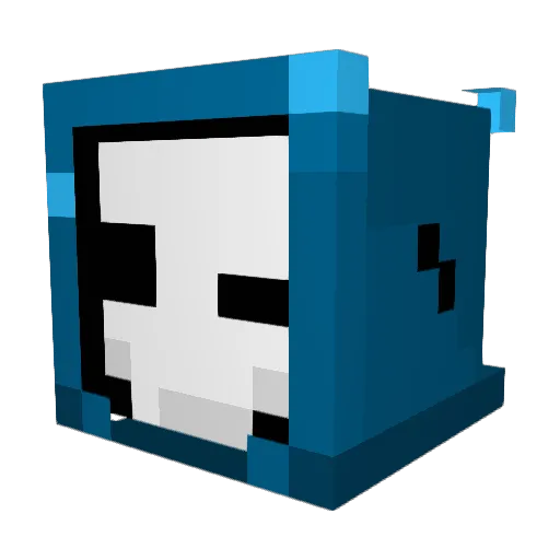 swiftsim Minecraft avatar head, 3D render