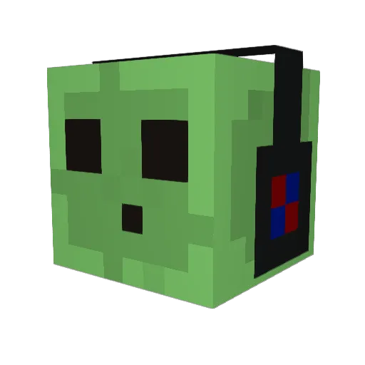 swillerton Minecraft avatar head, 3D render
