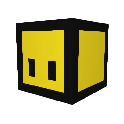 swim__ring Minecraft avatar head, 3D render