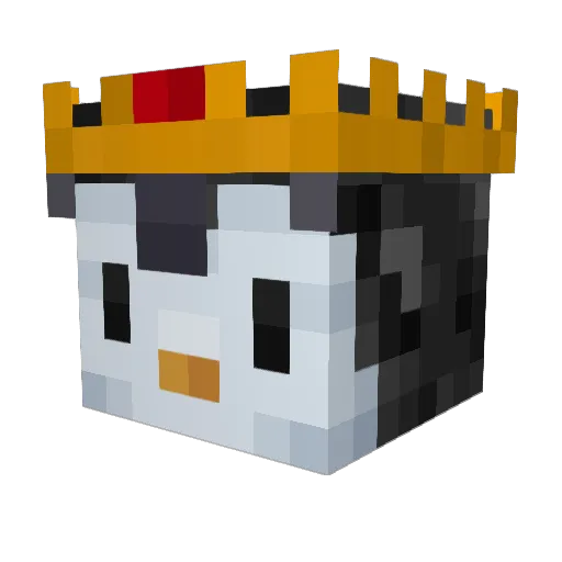 swimbeast Minecraft avatar head, 3D render