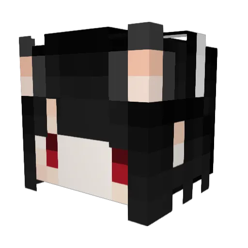 swing_tw Minecraft avatar head, 3D render