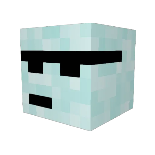 swingbean Minecraft avatar head, 3D render