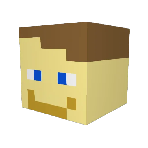 swinka22 Minecraft avatar head, 3D render