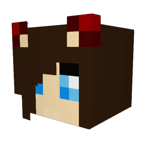 swinota Minecraft avatar head, 3D render