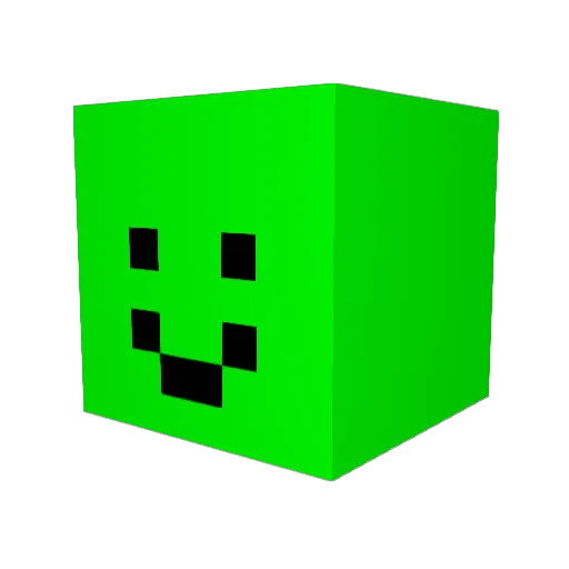 swirlypuff Minecraft avatar head, 3D render