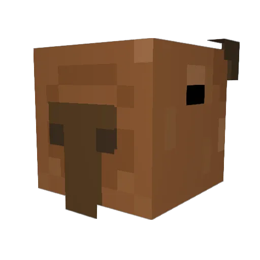 swisby Minecraft avatar head, 3D render