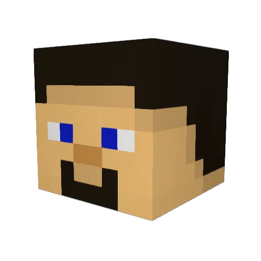 swishthefish Minecraft avatar head, 3D render