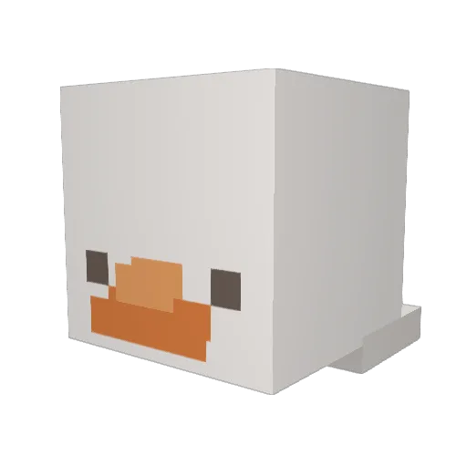 swismis Minecraft avatar head, 3D render