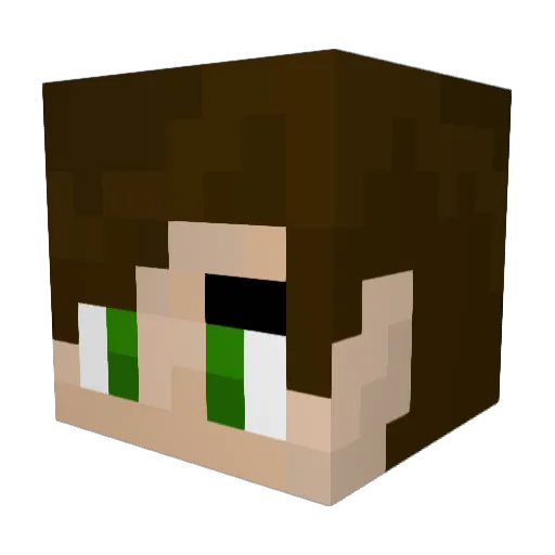 swiss313 Minecraft avatar head, 3D render