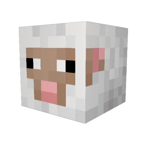 switelMC Minecraft avatar head, 3D render
