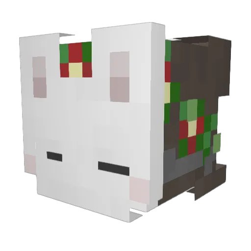 swizzberry Minecraft avatar head, 3D render